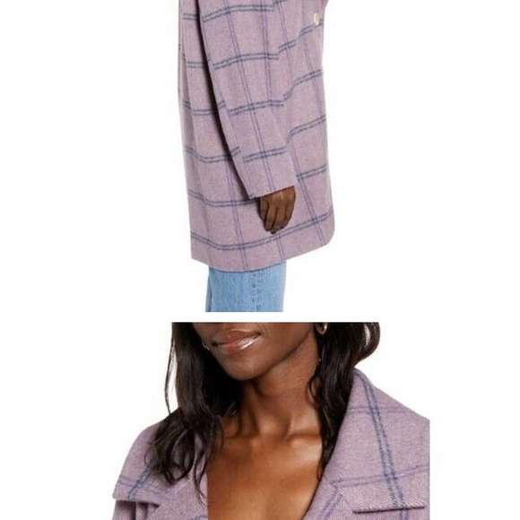 ASTR spring! Two button window pane plaid coat - Picture 2 of 11